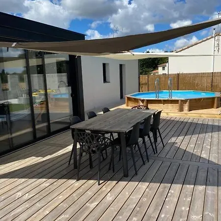 Maison Recente Avec Piscine Tout Confort 30 Min Mer Idealement Situee *